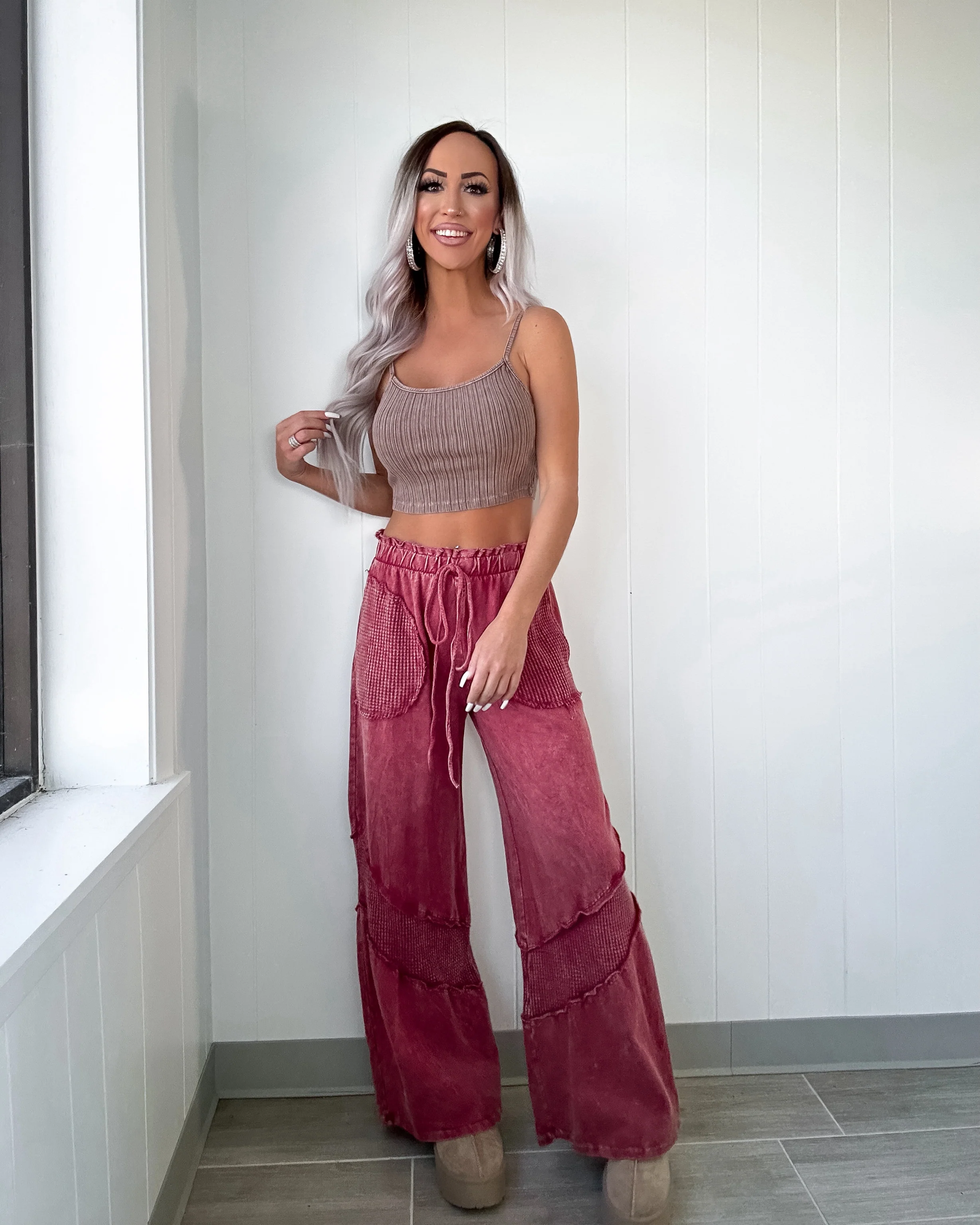 Missing You Brami Tank - Espresso - Image 4